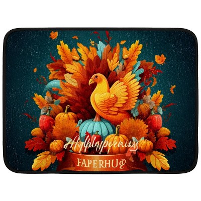 LunaLulinlk Thanksgiving turkey Dish Drying Mats for Kitchen Counter 18in x 16in Thanksgiving Kitchen Decor