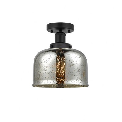 Bell - 1 Light Semi-Flush Mount In Industrial Style-8.25 Inches Tall and 6.5 Inches Wide