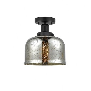 Bell - 1 Light Semi-Flush Mount In Industrial Style-8.25 Inches Tall and 6.5 Inches Wide - 1 of 1