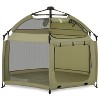 Dream On Me Pop Up Children Playpen Easy Set-Up- Indoor Play House and Outdoor Play Tent with Canopy Cover - 3 of 4