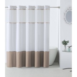 Palm Leaves Shower Curtain With Liner Hookless Target
