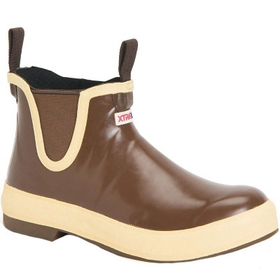 Xtratuf Men's 6 in Legacy Ankle Deck Boot, LDB900, Brown