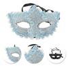 Unique Bargains Pointed Head Dragon-Design Half Face Party Mask 1 Pc - 3 of 4