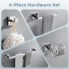 MIXXIDEA Bathroom Hardware Set 4-Piece - 2 of 3