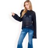 Anna-Kaci Women's Oversized Star Cutout Knit Pullover Sweater with Drop Shoulder Design - 3 of 4