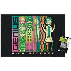 Trends International Rick And Morty: Season 8 - Genius Unframed Wall Poster Prints - 1 of 4