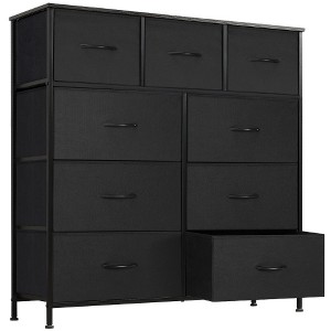Lyngins 10-Drawer Tall Dresser for Bedroom, Wooden Chest of Drawers, Storage Cabinet with Water-Resistant Top for Closet/Nursery/Entryway - 1 of 4