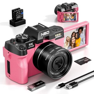 NBD 48MP Digital Camera for Photography, 4K Autofocus, WiFi & App Control,16X Zoom, Anti-Shake, 2 Batteries, 32GB Card - 1 of 1