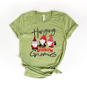 Simply Sage Market Women's Hanging With My Gnomies Short Sleeve Graphic Tee - 1 of 4