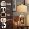 26“Table Lamp In Living Room 3 Color Set Of 2,Table Lamps Modern With USB C&A Ports And Nightlight,Modern Table Lamps Bedroom -The Pop Home - 3 of 4