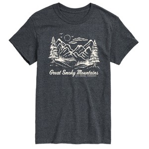 Men's - Instant Message - Smoky Mountains Tn Short Sleeve Graphic T-Shirt - 1 of 4