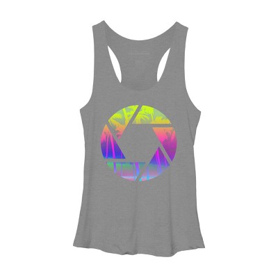 Women's Design By Humans Capture the Summer By clingcling Racerback Tank Top