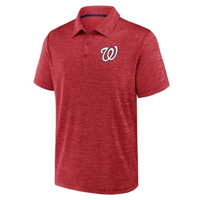 MLB Washington Nationals Men's Heather Polo T-Shirt