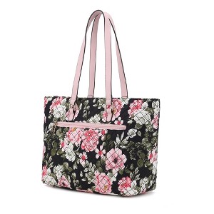 MKF Collection Hallie Quilted Cotton Botanical Pattern Women’s Tote Bag by Mia K - 1 of 4