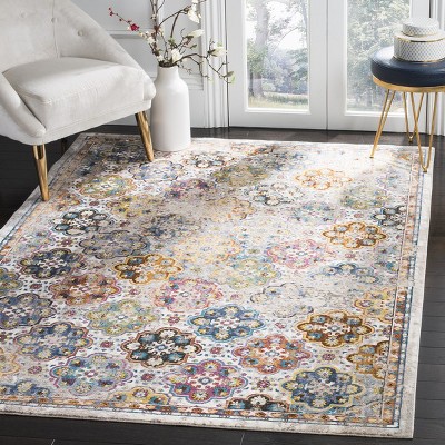 Elysian Blue 5'1" x 7'6" Reversible Synthetic Area Rug