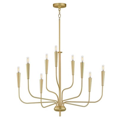 Maxim Lighting Vela 9 - Light Chandelier in  Satin Brass