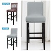 PiccoCasa Stretch Bar Pub Counter Height Side Chair Covers - 4 of 4