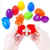 Joyfy 12 Pcs Pre-Filled Easter Eggs with Mini Snake Cube Puzzles, Twist Speed Cube Fidget Toys for Kids Easter Party Favors Egg Hunt and Classroom - 4 of 4