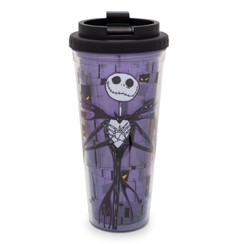 Jack Skellington Cup with Straw - Nightmare Before Christmas 