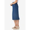 Woman Within Women's Plus Size Petite Stretch Denim Jean Skirt - image 4 of 4