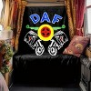 DAF Logo Digital Print RV Interior Decorative Throw Blanket, Car Flannel Polyester Soft and Cozy Vehicle Blanket, Christmas Gift. - 4 of 4