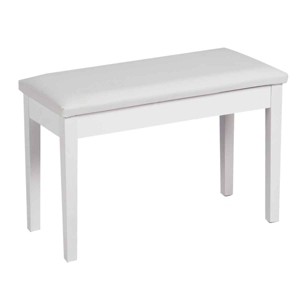 Tangkula PU Leather Piano Bench Solid Wood Padded Double Duet Keyboard Seat w/ Storage Box - 1 of 4