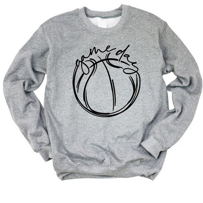 Simply Sage Market Women's Graphic Sweatshirt Game Day Basketball