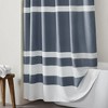 CAVINAS 36x72" Shower Curtain with 3M Treatment, Machine-Washable Fabric, Dark Blue, 1 PCS - 3 of 4