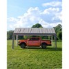 Carport Heavy Duty, 20'x13'x11'  8 Reinforced Leg Poles & 14 mil PE Canopy, Open Portable Carport for Full-Sized Pickup Truck, Boat - 4 of 4
