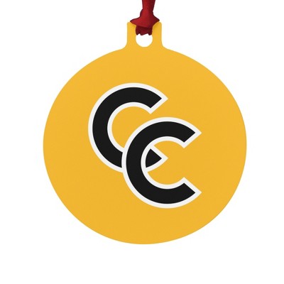 Colorado College Secondary Logo Aluminum Holiday Christmas Tree Ornament