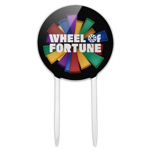 Wheel Of Fortune Wheel Of Fortune Onion Logo Acrylic Cake Topper - 1 of 4