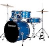 Ludwig Accent 5-Piece Drum Kit With 20" Bass Drum, Hardware and Cymbals Blue Sparkle - 3 of 3