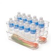 LunaLulinlk Clear Plastic Stackable Storage Bins | Refrigerator, Freezer, Pantry & Organization Container with Carrying Handles | Small, 4 Pack - 3 of 4