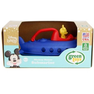 Green Toys Disney Mickey Mouse Submarine Bath Toy - pretend play, motor skills. no bpa, phthalates, pvc. dishwasher safe, 100% recycled plastic - 1 of 1