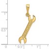 Black Bow Jewelry 14k Yellow Gold Wrench Pendant - 4 of 4