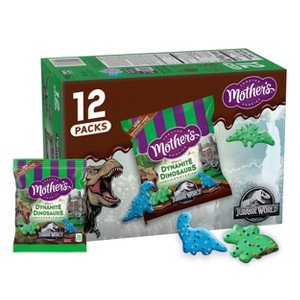 Mother's Cookies Chocolate Vanilla Dynomite Dinosaurs - 1oz/12pk - 1 of 4