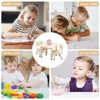 Whizmax Kids Table and 2 Chairs Set with Graffiti Desktop, Height Adjustable Toddler Table and Chairs Set,4 in 1 Activity Table Play Table for Reading - 4 of 4