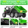 Garvee 24 Volt Ride on Toys, 6 Wheels 2 Seater Electric Ride on UTV Cars for Big Kids, Ride on Dump Truck, 4*4 Motors, USB, Remote Control - 3 of 4