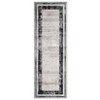 Border 2x6 Machine Washable Runner Rug Non Slip Extra Thin Low Pile Carpet Indoor Soft Foldable Floor Mat for Hallway Entryway Kitchen Laundry - 3 of 4