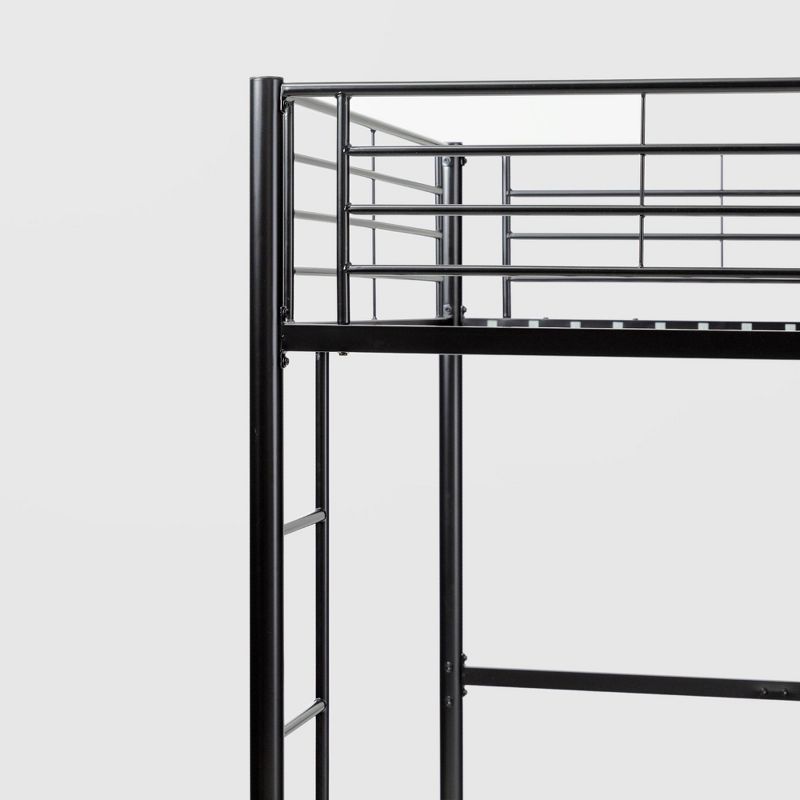 Twin Size Metal Platform Loft Bed - Saracina Home, 5 of 9