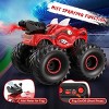 Boersma Remote Control Dinosaur Stunt Car for Boys, 360° Spin Monster Truck Toy with Spray, Lights & Music, All-Terrain RC Car Gift for Kids Age 6-12 - 4 of 4