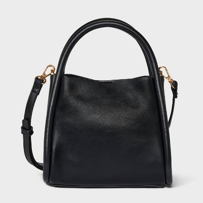 Mini Bumper Tote Crossbody Bag - A New Day™ Black : Target