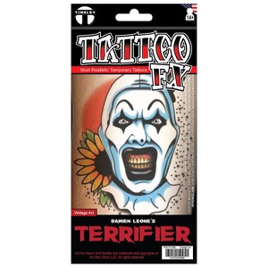 Tinsley Transfers Adult Temporary Tattoos Halloween Costume Accessories - Multicolored One Size - 1 of 2