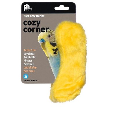 Prevue Pet Cozy Corner Fleece Bird Blanket - Small (Yellow)