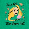 Girls' - Disney Princess - Just A Girl Who Loves Fall Short Sleeve Graphic T-Shirt - 2 of 4