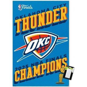 Trends International NBA Oklahoma City Thunder - 2025 NBA Finals Team Logo Unframed Wall Poster Prints - 1 of 4