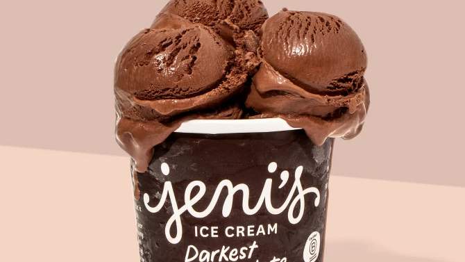 Jeni&#39;s Darkest Chocolate Ice Cream - 16oz, 2 of 9, play video