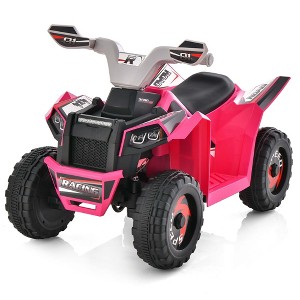 Costway Kids Ride on ATV 4 Wheeler Quad Toy Car 6V Battery Powered Motorized Toy - 1 of 4