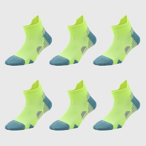 Anna-Kaci Men's 6pk Sports Athletic Ankle Socks - 1 of 3