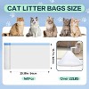 Heavy Duty Cat Litter Box Liners, Drawstring Waste Bags Compatible with Litter Robot 3 and 4 - 2 of 4